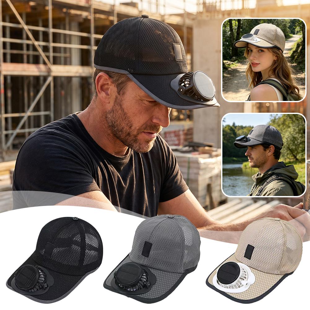 Outdoor Power Block - Gorra de Béisbol Unisex con Ventilador