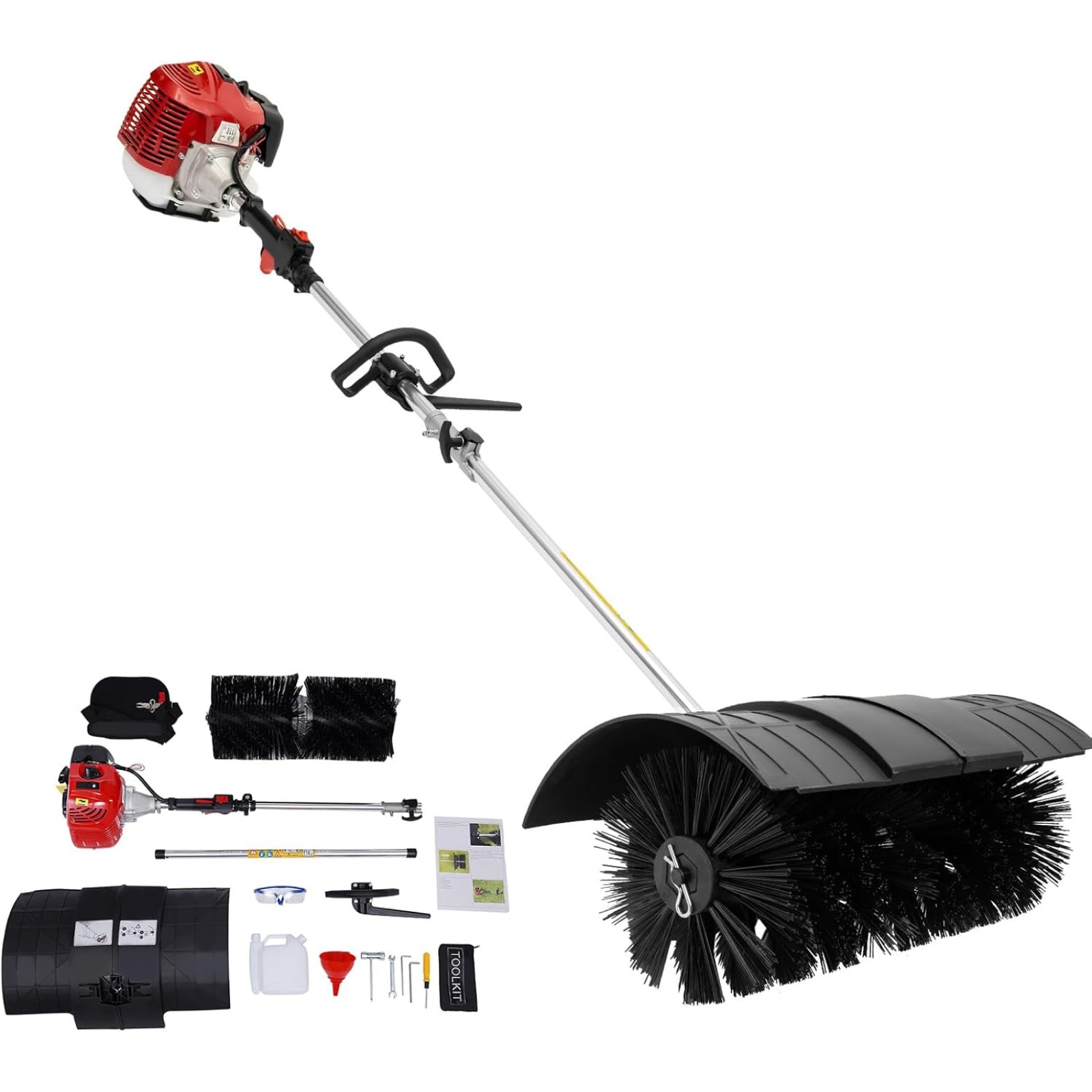 Outdoor Power Broom - Escoba barredora de gas de 2