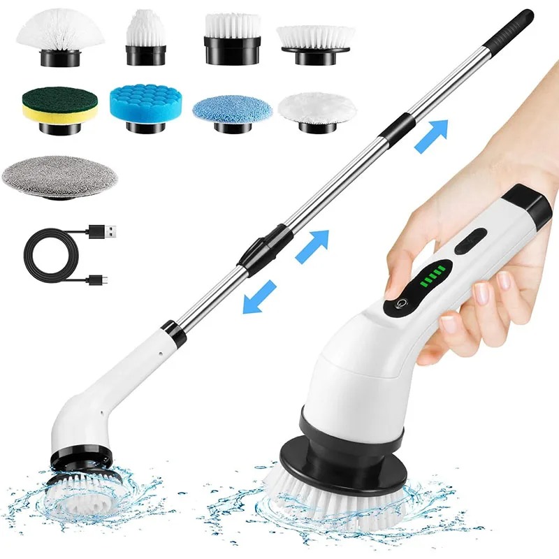 Outdoor Power Broom - Cepillo de Limpieza Multiusos para el