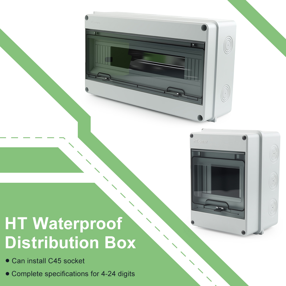 Outdoor Power Junction - Caja de distribución impermeable serie HT,