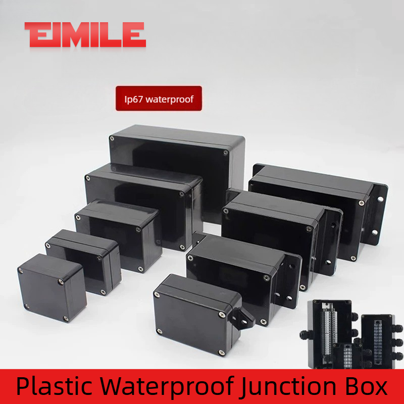 Outdoor Power Junction - Caja de Conexiones Impermeable Negra Tipo