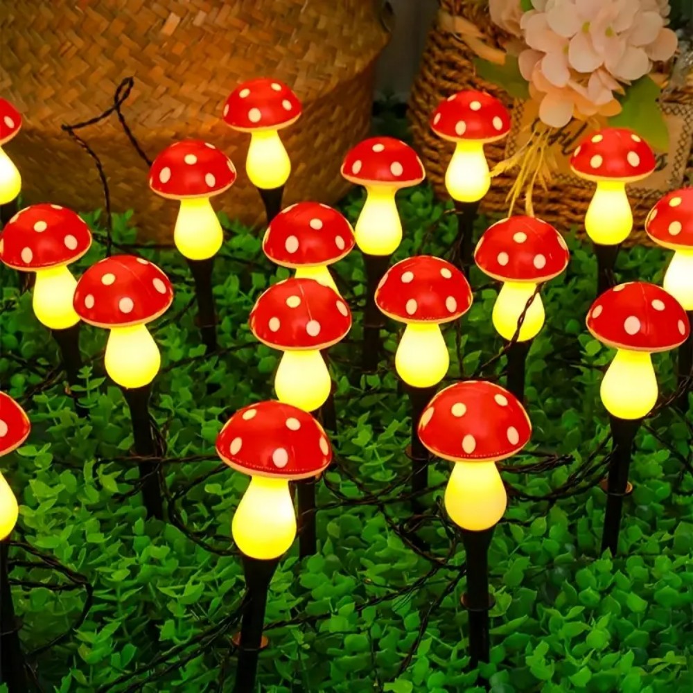 Outdoor Yard Power Stake - Guirnalda de Luces Solares con Forma