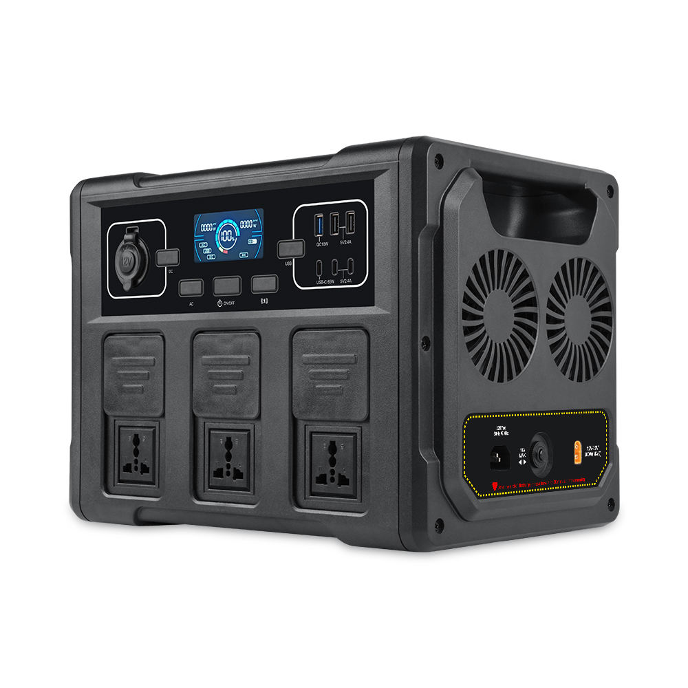 Outdoor Power For Camping - Generador Solar Portátil de 1200W, Batería