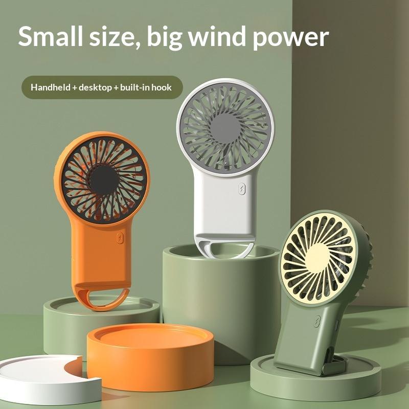 Outdoor Power Fan - Mini ventilador de mano recargable, flujo