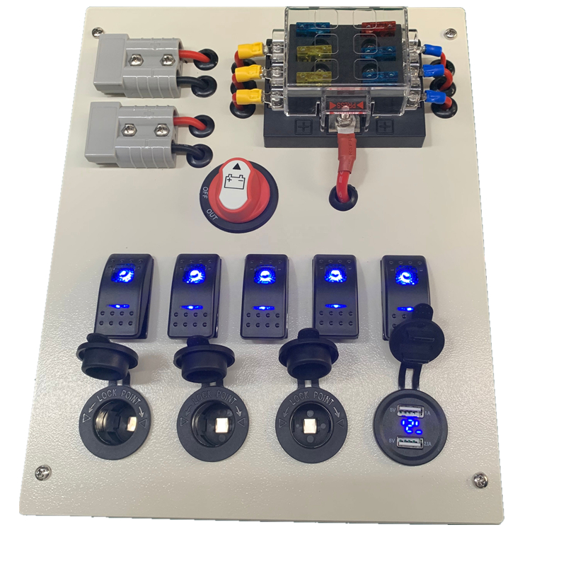 Outdoor Power Block - Panel de caja de Control de
