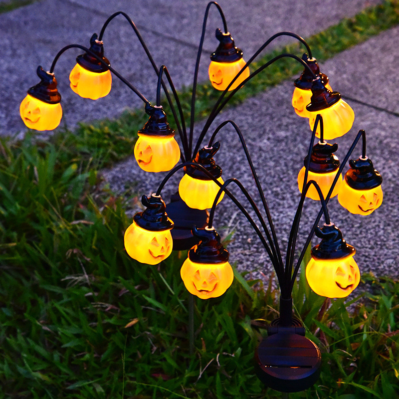 Outdoor Yard Power Stake - Lámpara Solar para Camino de Halloween