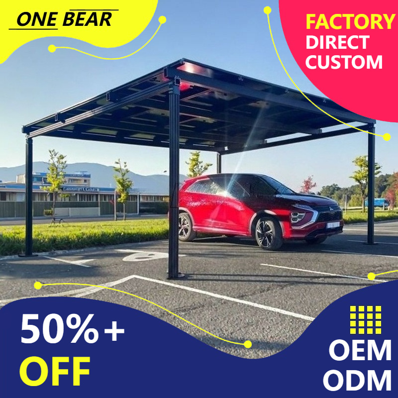 Outdoor Power Block - Cochera Solar Fotovoltaica Personalizada de Cualquier