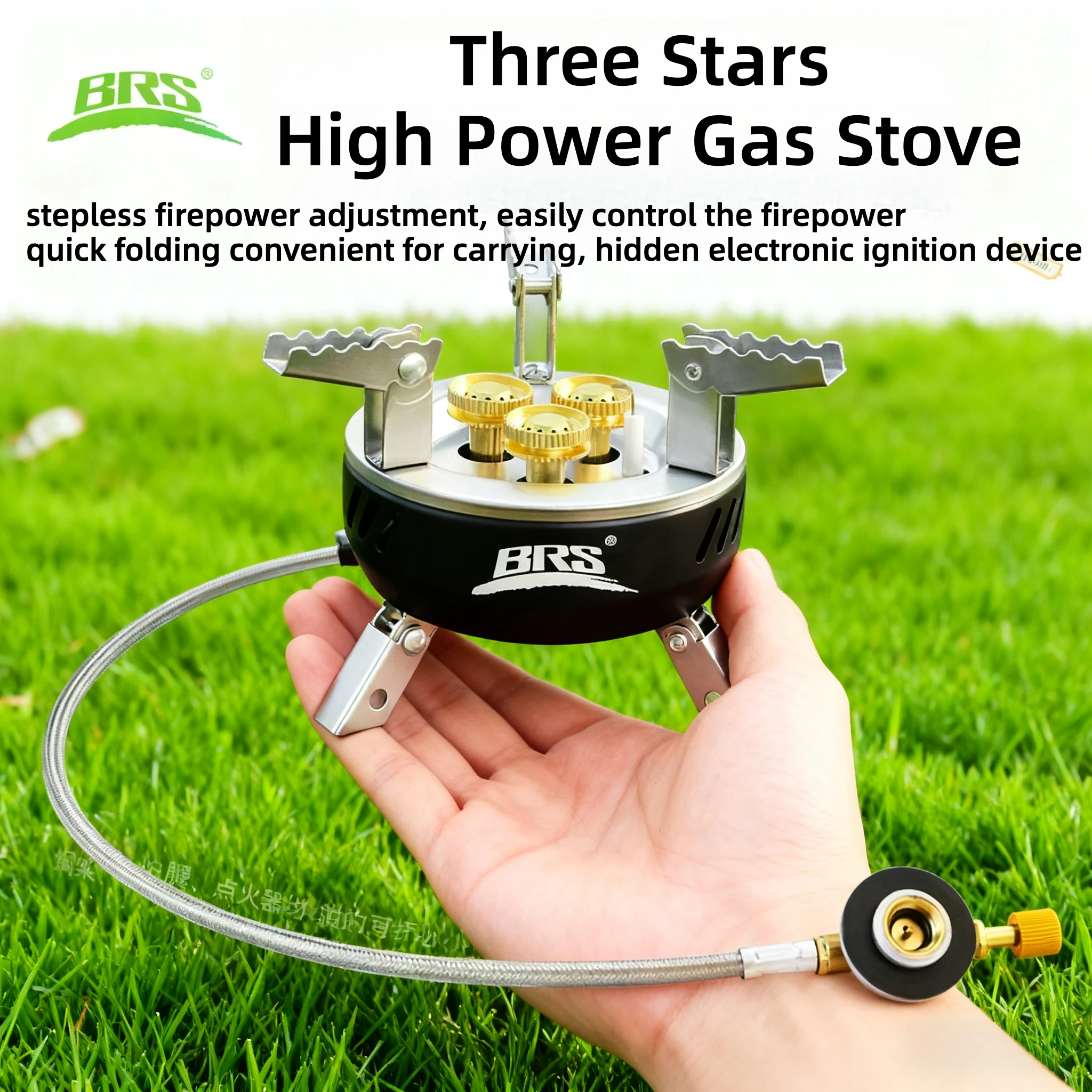 Outdoor Power 'Hose' - Estufa de Gas para Camping BRS