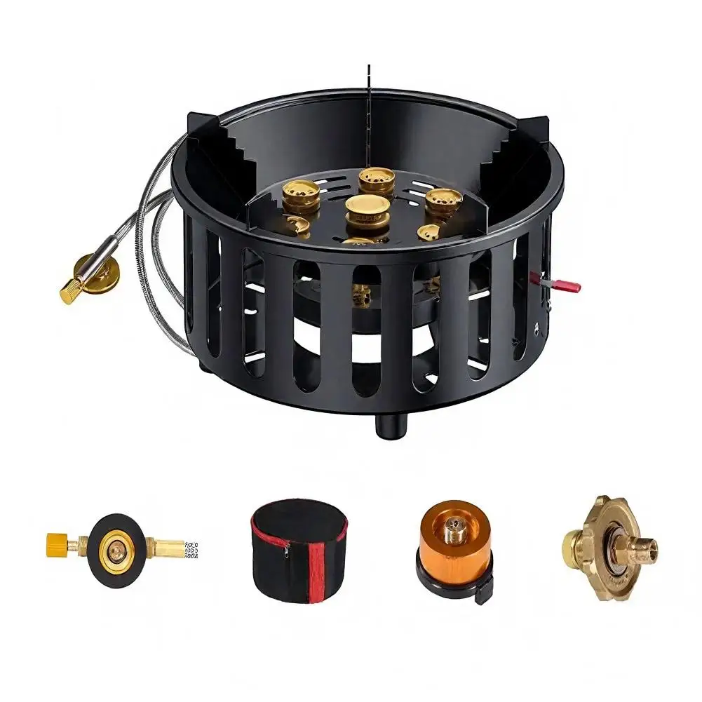 Outdoor Power 'Hose' - Estufa de Camping de 7 núcleos
