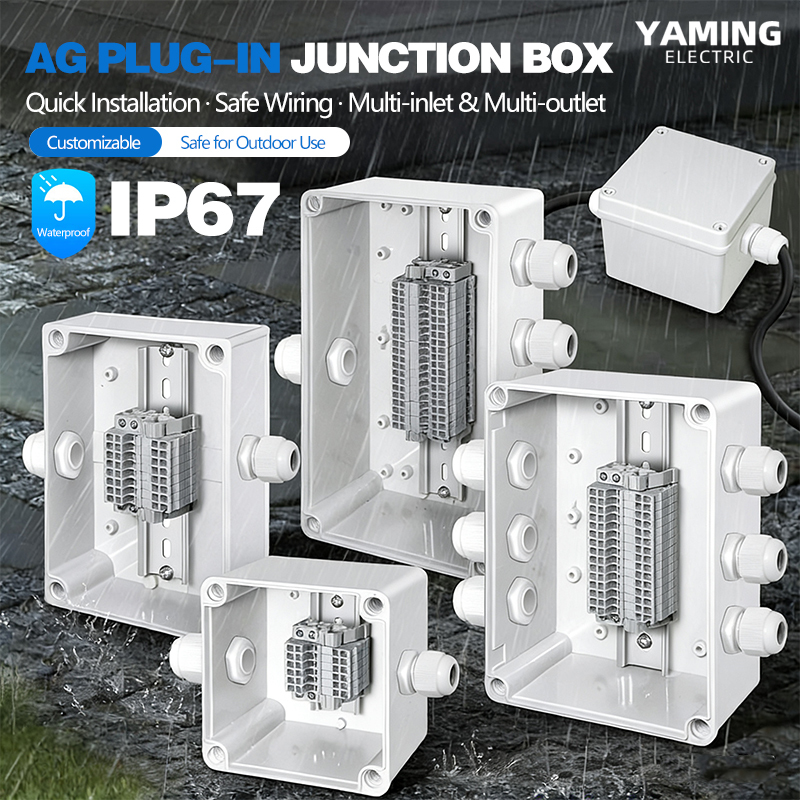 Outdoor Power Block - Caja de Conexiones Impermeable con Bloque
