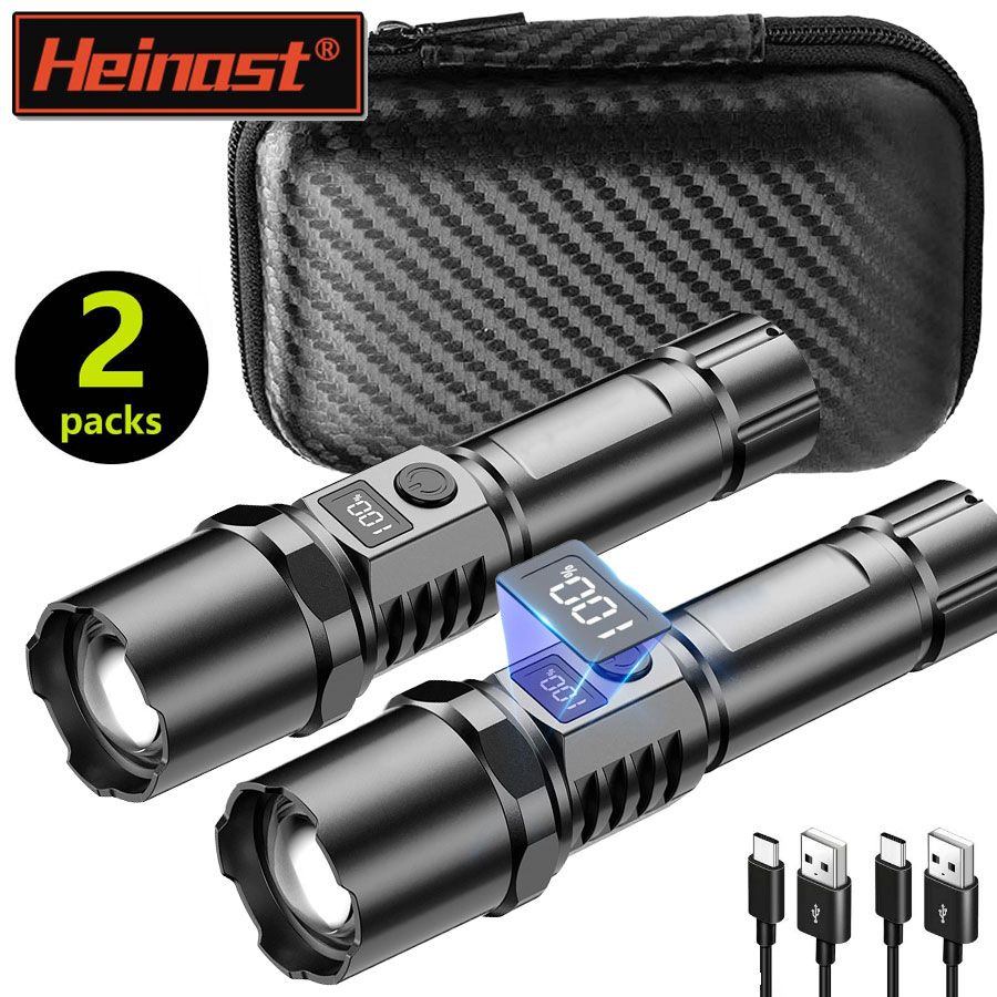 Outdoor Power Usb - Linterna Led XHP100 de alta potencia,