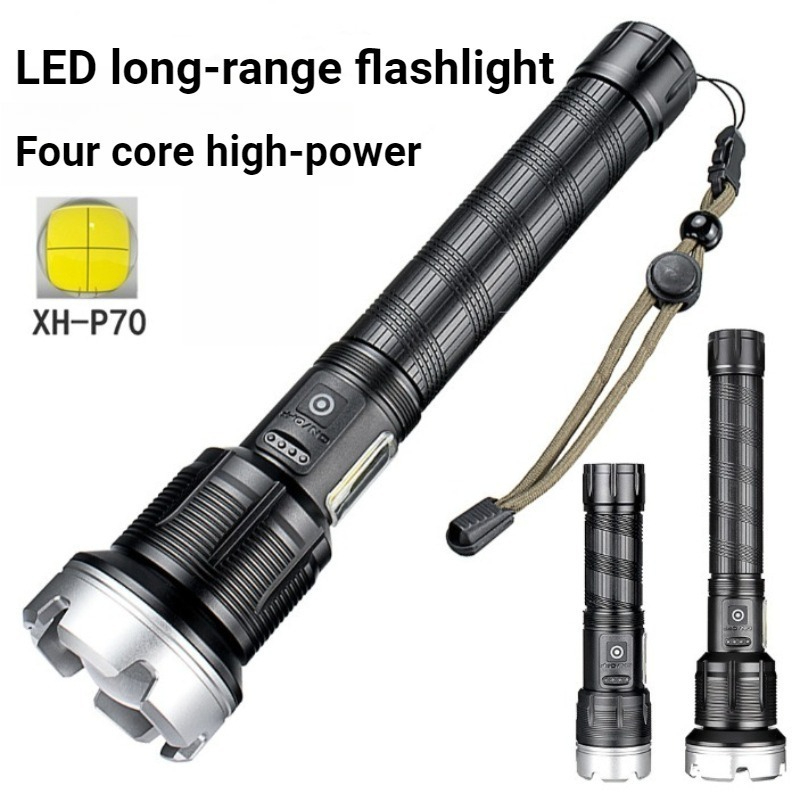 Outdoor Power For Camping - Linterna LED de alta potencia, telescópica,