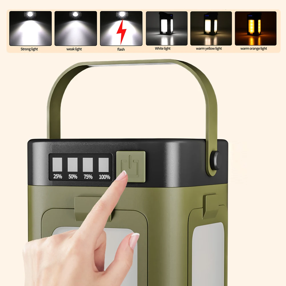 Lámpara Solar Portátil para Ca - Outdoor Power For Camping reseña y precio