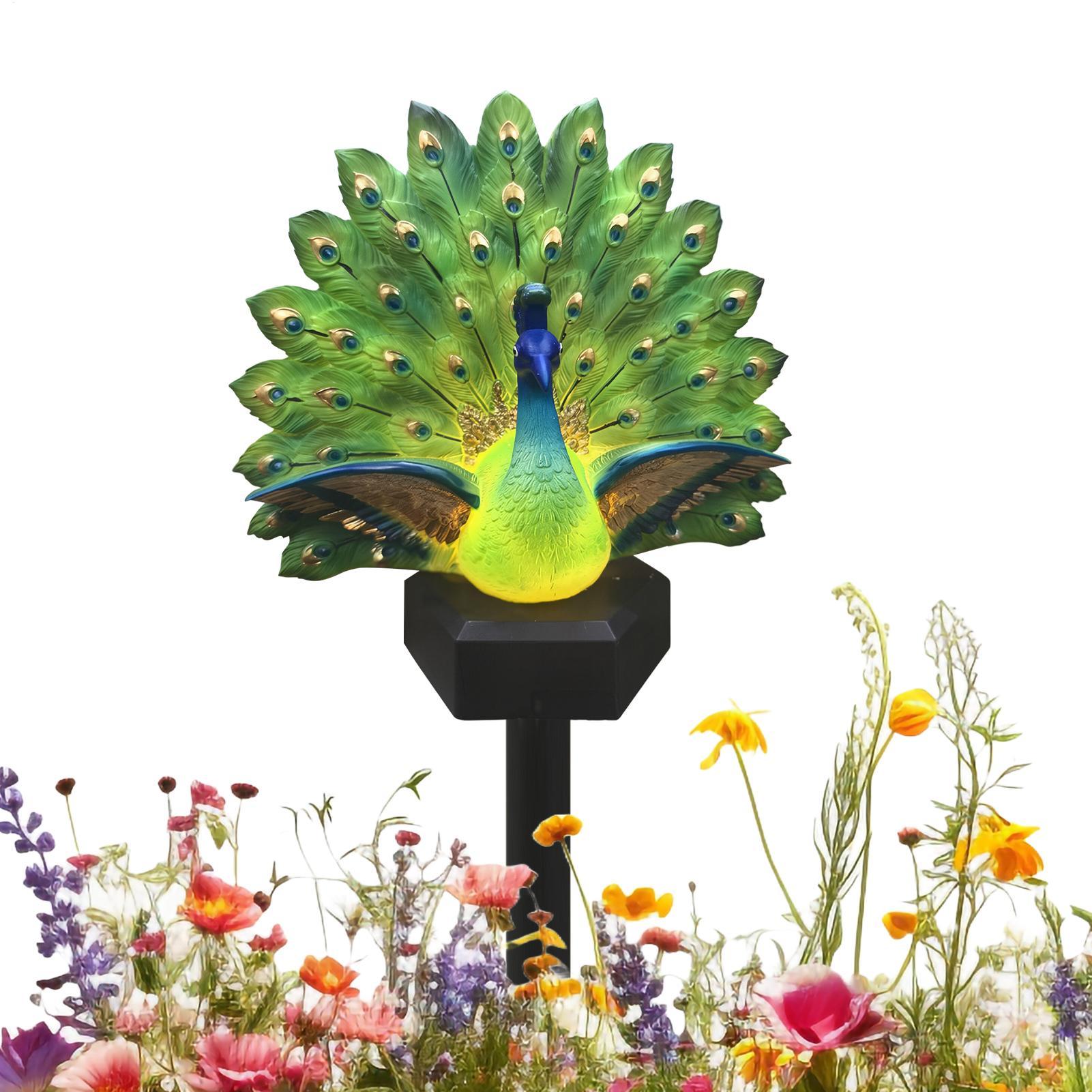 Decoración de jardín con energ - Outdoor Yard Power Stake reseña y precio