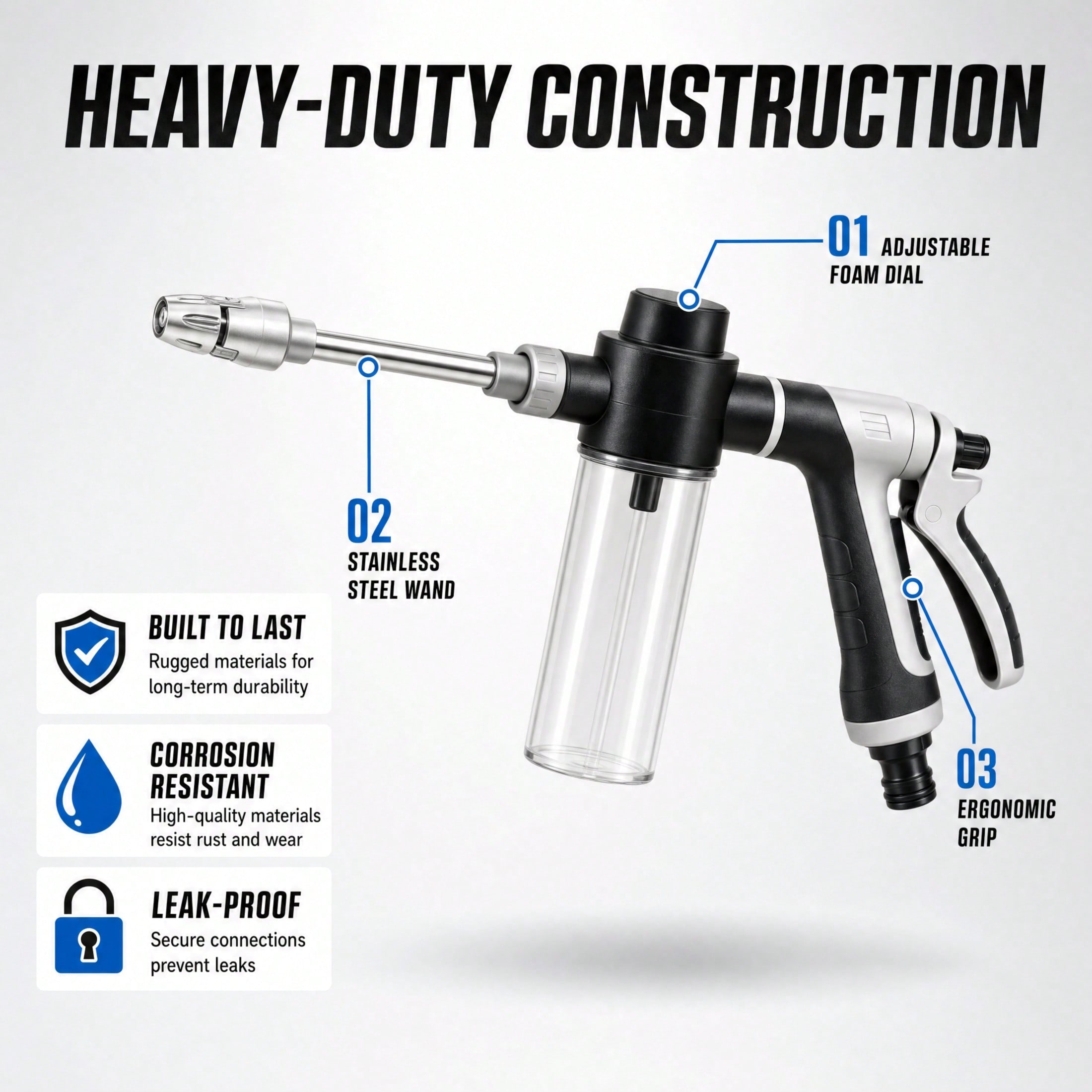 Pistola de agua de alta presió - Outdoor Power 'Hose' reseña y precio