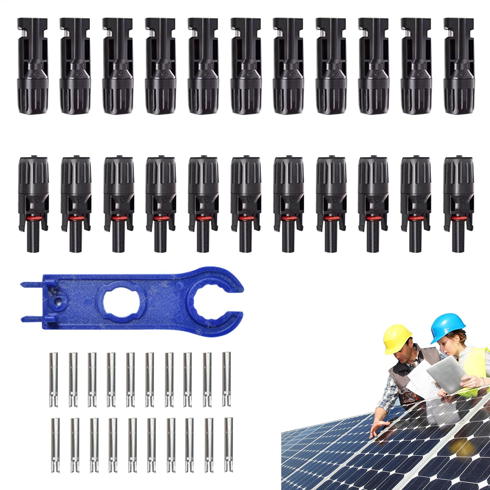 10 pares de conectores solares - Outdoor Power Board reseña y precio