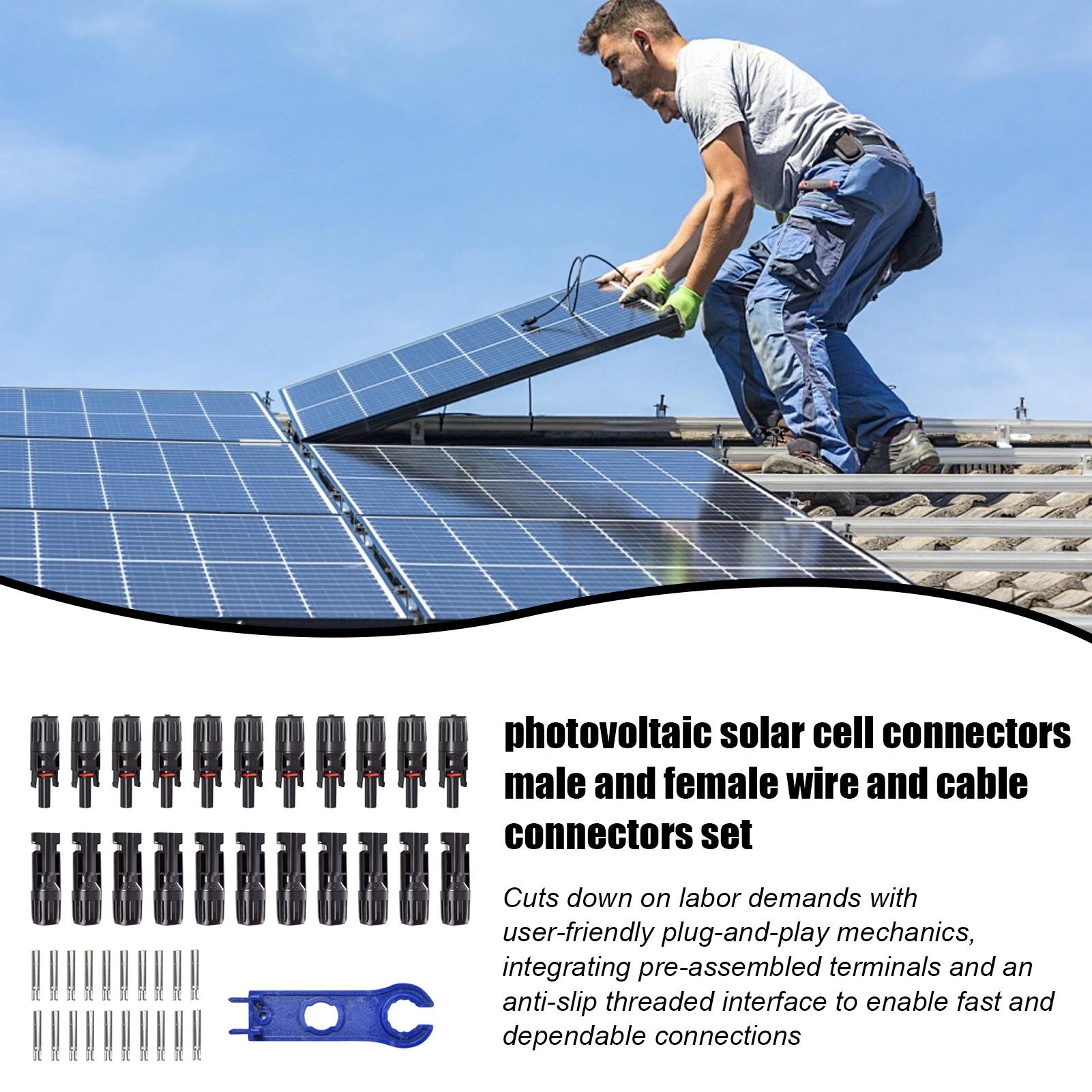 10 pares de conectores solares - Outdoor Power Board reseña y precio