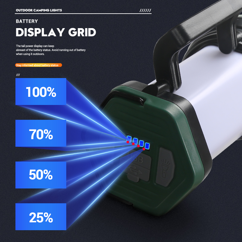 Potente linterna LED portátil  - Outdoor Power Usb reseña y precio