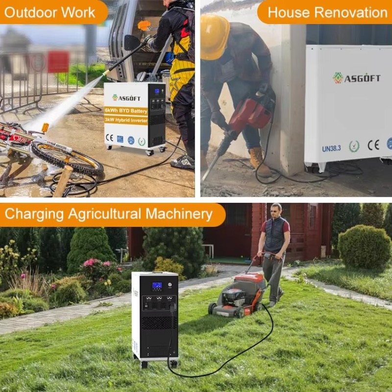 6kwh al aire libre todo en uno - Outdoor Power Inverter reseña y precio