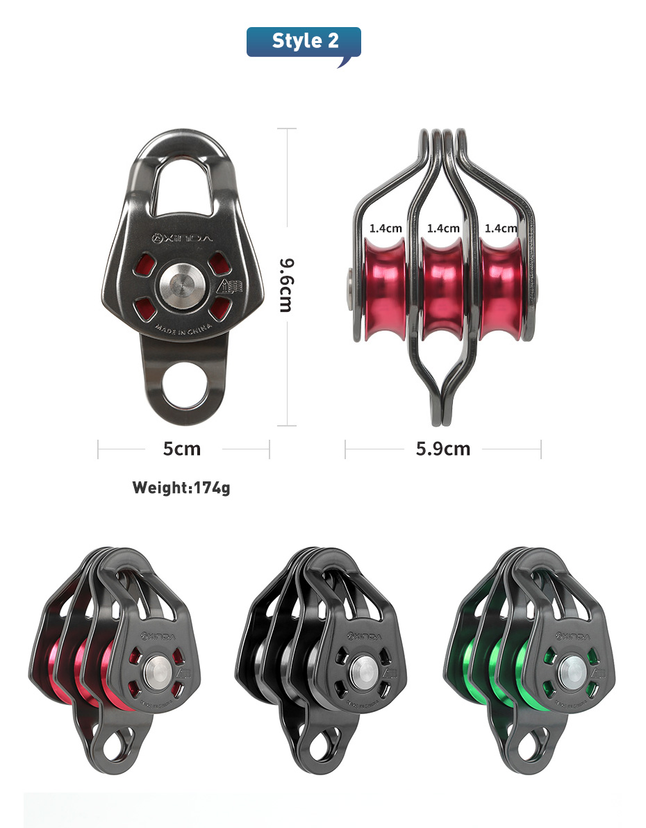 1 juego de poleas de tres rodi - Outdoor Power Block reseña y precio