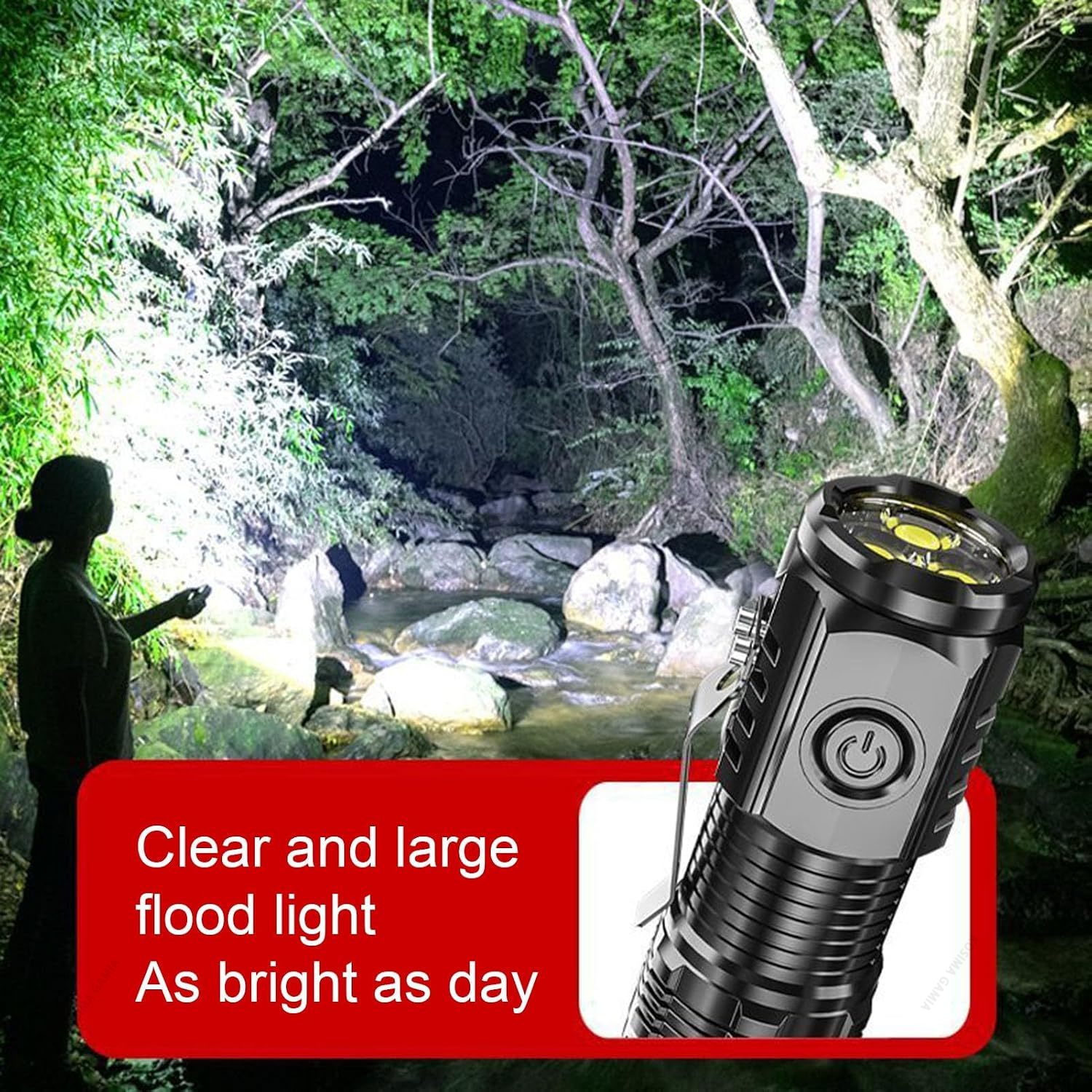 Luz de trabajo para coche, pot - Outdoor Power Usb reseña y precio