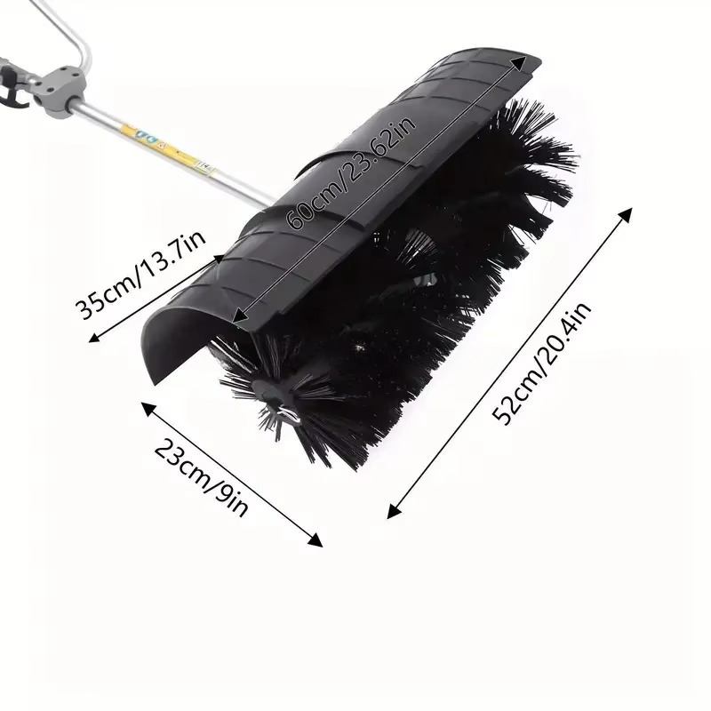 Barredora de césped a gasolina - Outdoor Power Broom reseña y precio