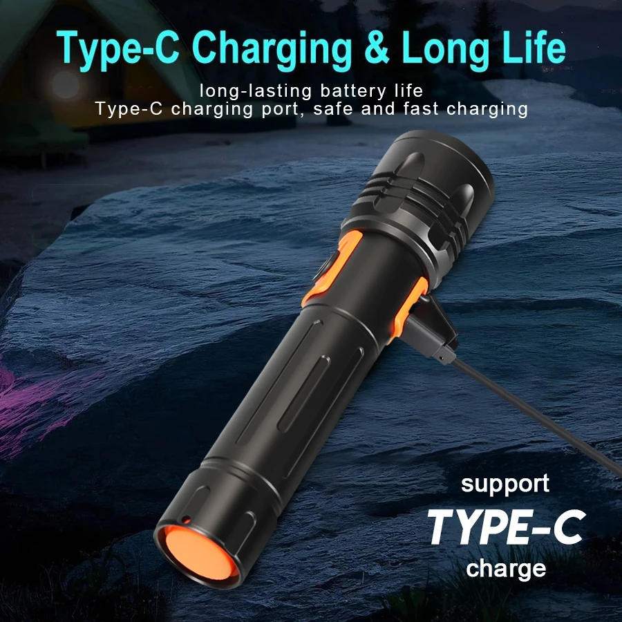 Linterna LED de alta potencia, - Outdoor Power For Camping reseña y precio