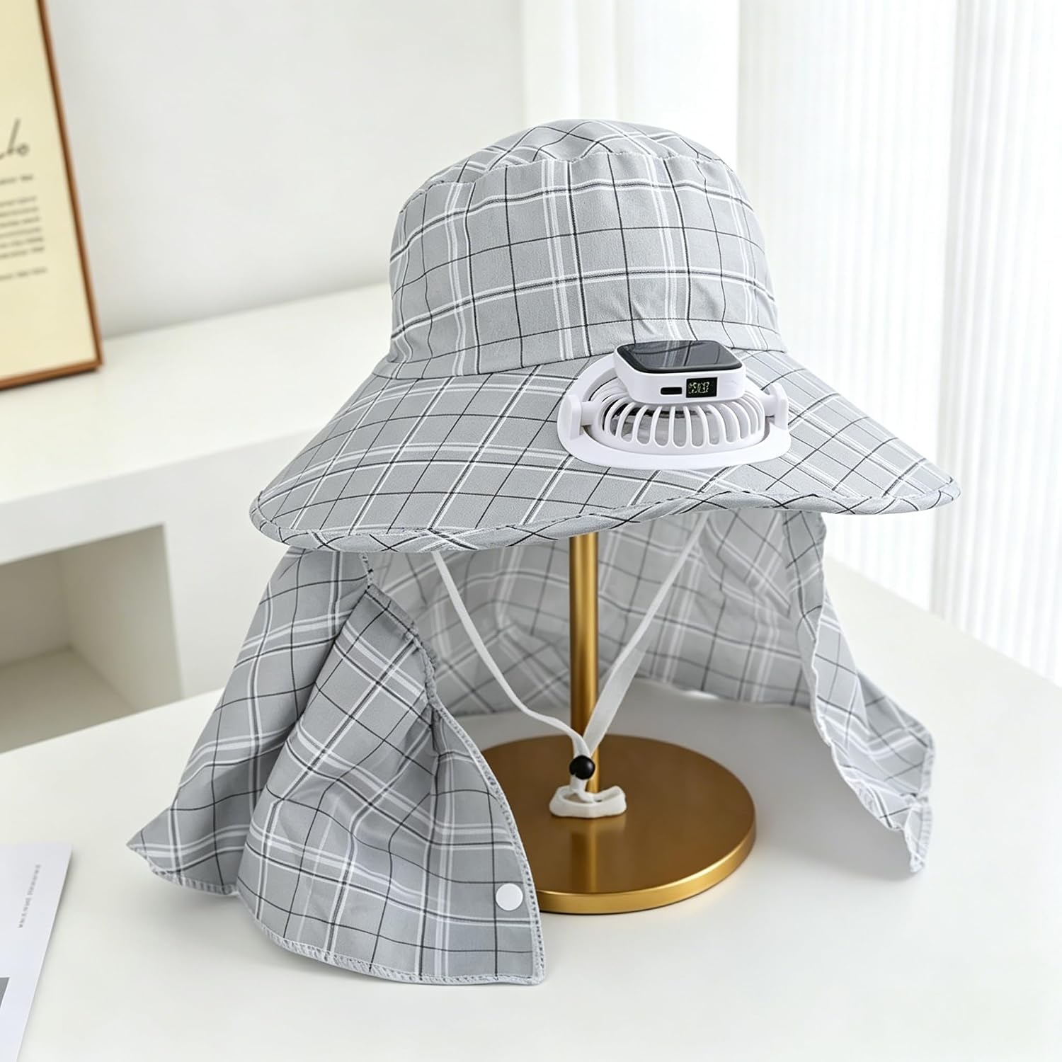 1PC Sombrero con Ventilador de - Outdoor Power Usb reseña y precio