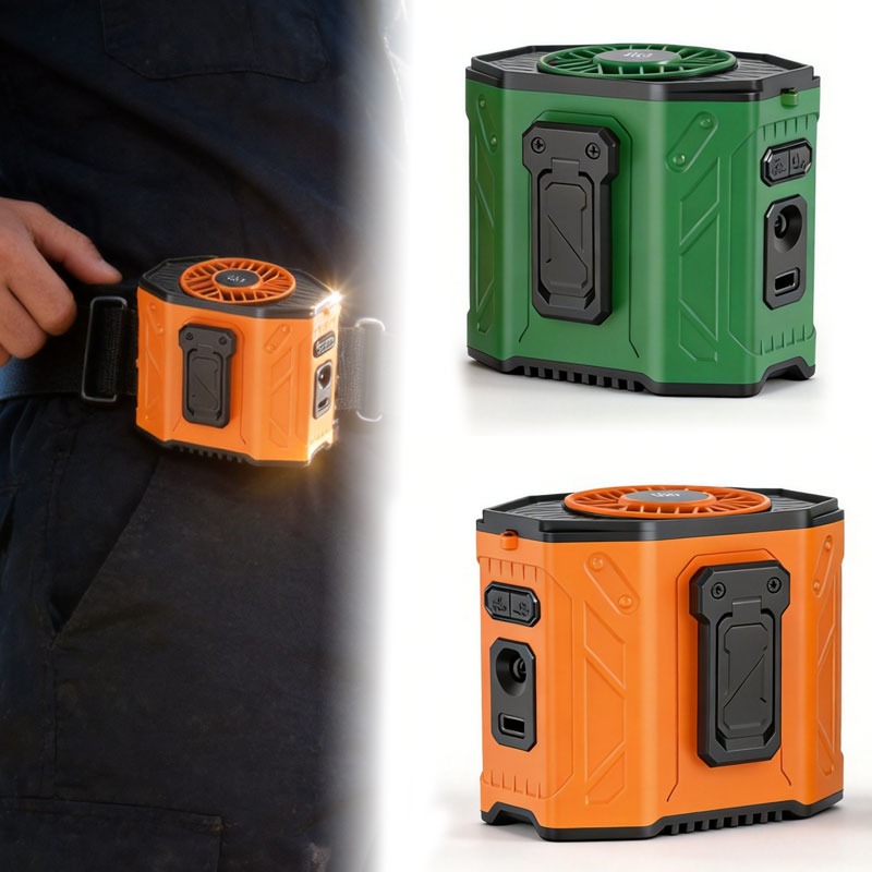 Ventilador de cuello recargabl - Outdoor Power Fan reseña y precio