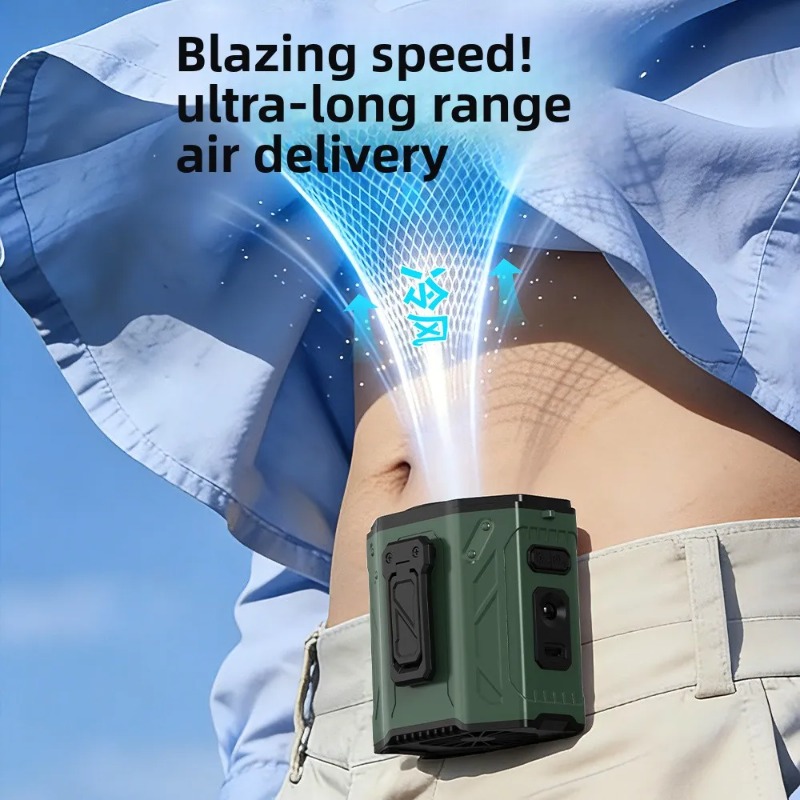 Ventilador de cuello recargabl - Outdoor Power Fan reseña y precio