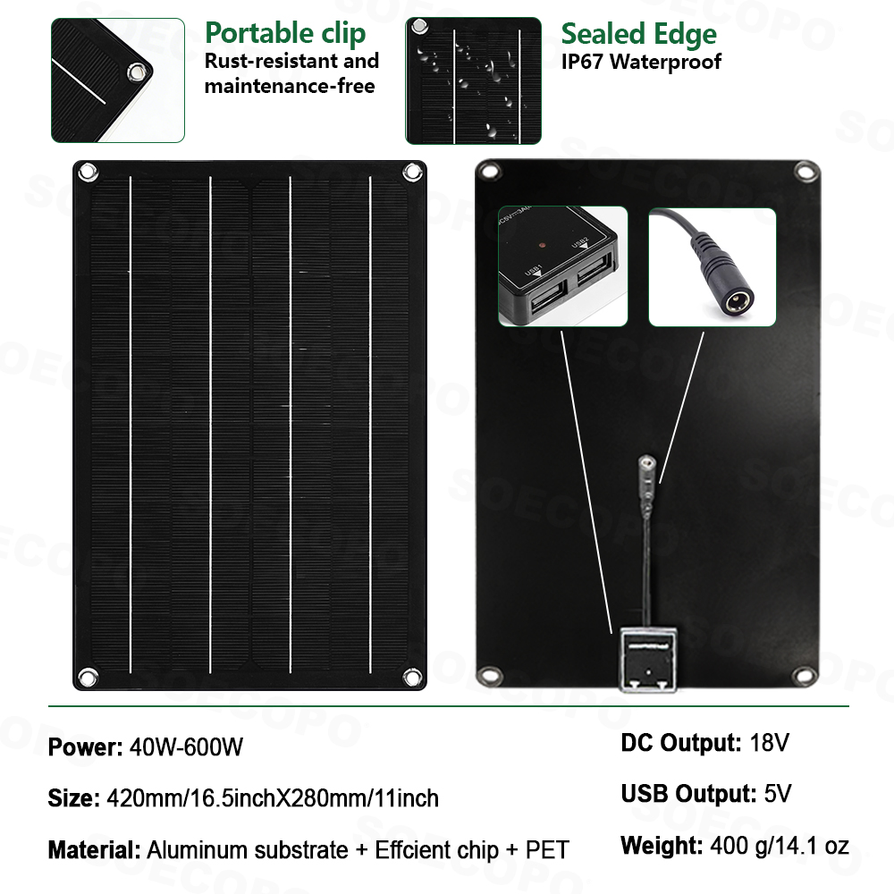 Kit Solar de Energía de Emerge - Outdoor Power Inverter reseña y precio
