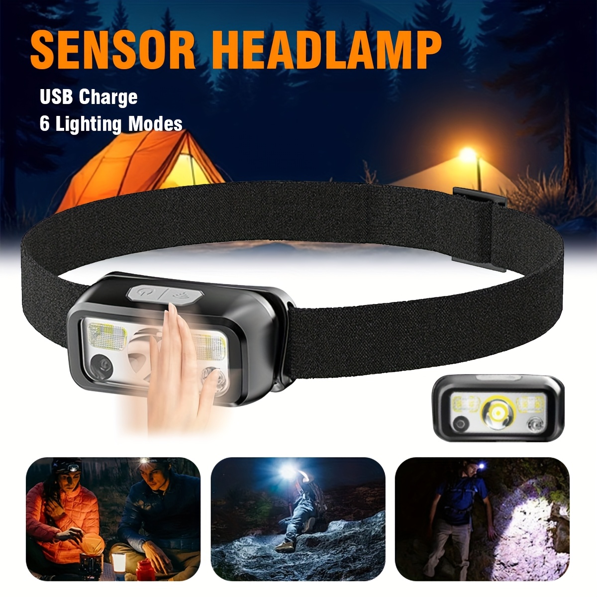 Potente Linterna Frontal LED C - Outdoor Power Usb reseña y precio