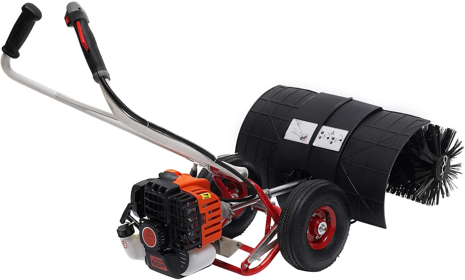 Barredora de cepillo de césped - Outdoor Power Broom reseña y precio