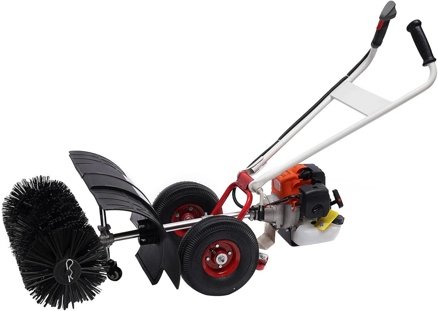 Barredora de cepillo de césped - Outdoor Power Broom reseña y precio