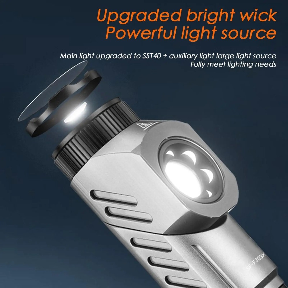 Potente Mini Linterna LED 90 ° - Outdoor Power For Camping reseña y precio