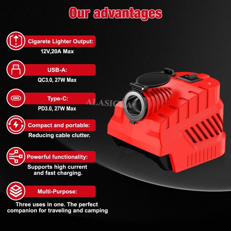 Adaptador de corriente inverso - Outdoor Power Inverter reseña y precio