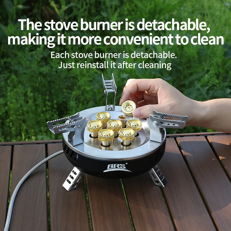 Estufa de Gas para Camping BRS - Outdoor Power 'Hose' reseña y precio