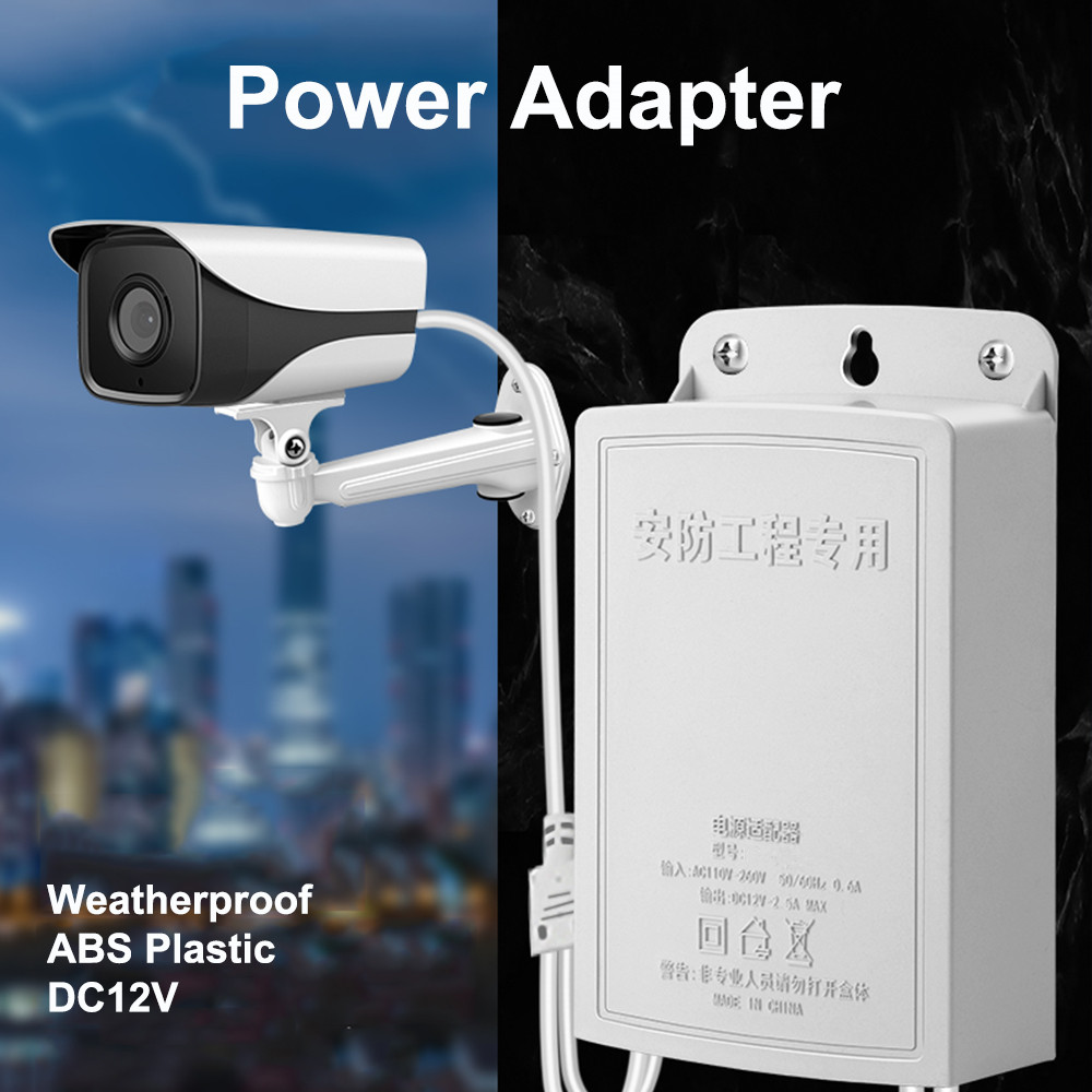 DC 12V 2.5A impermeable al air - Outdoor Power Supply 12V reseña y precio