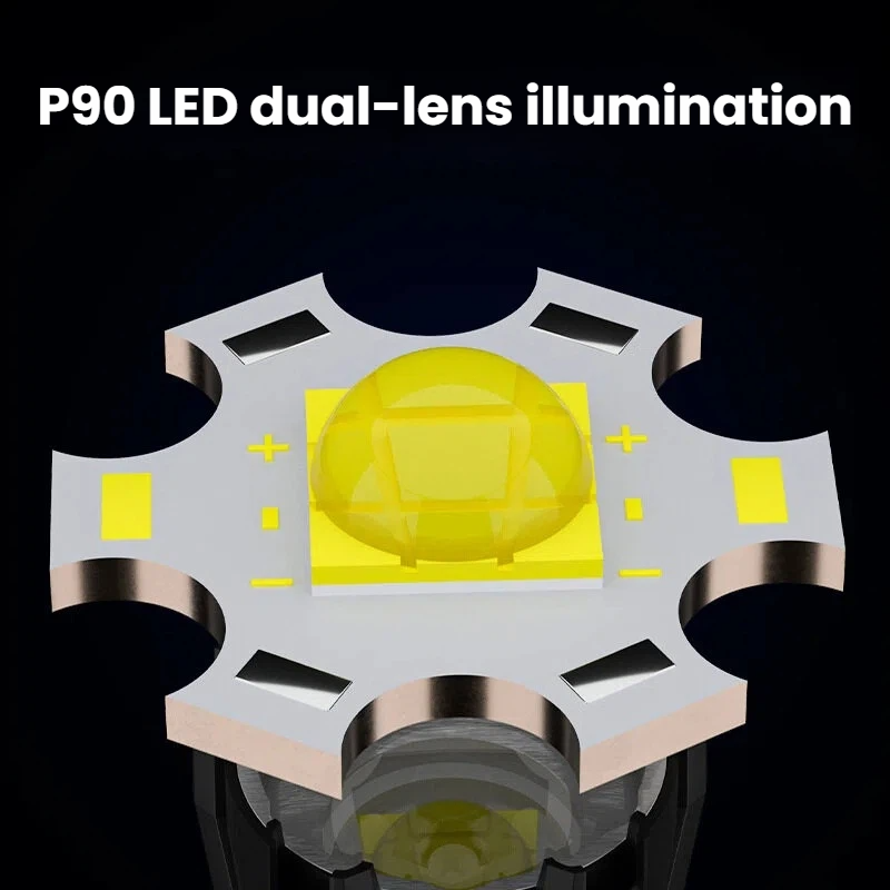 Linterna LED P90 de alta poten - Outdoor Power For Camping reseña y precio
