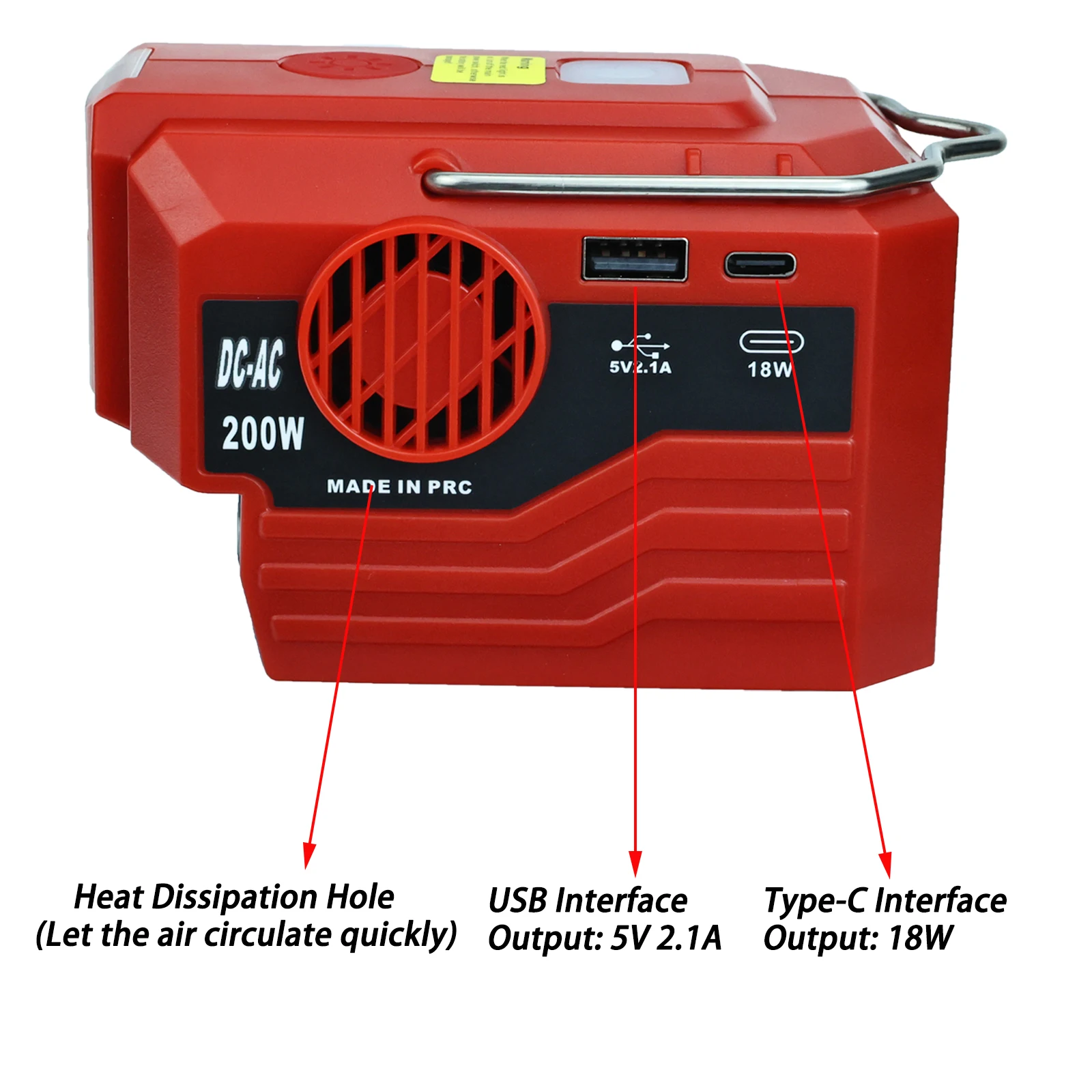 Inversor de energía portátil p - Outdoor Power Inverter reseña y precio