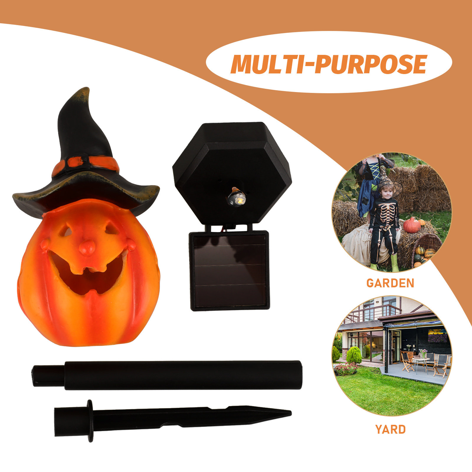 Lámpara Solar Decorativa de Ja - Outdoor Yard Power Stake reseña y precio