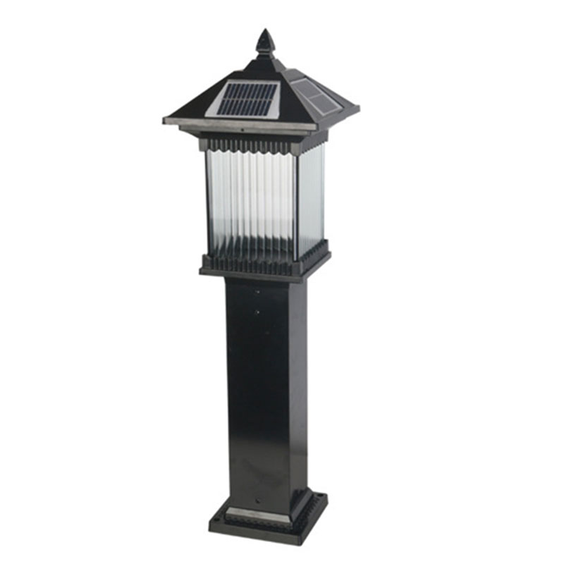 Luz de césped moderna con ener - Outdoor Power Block reseña y precio