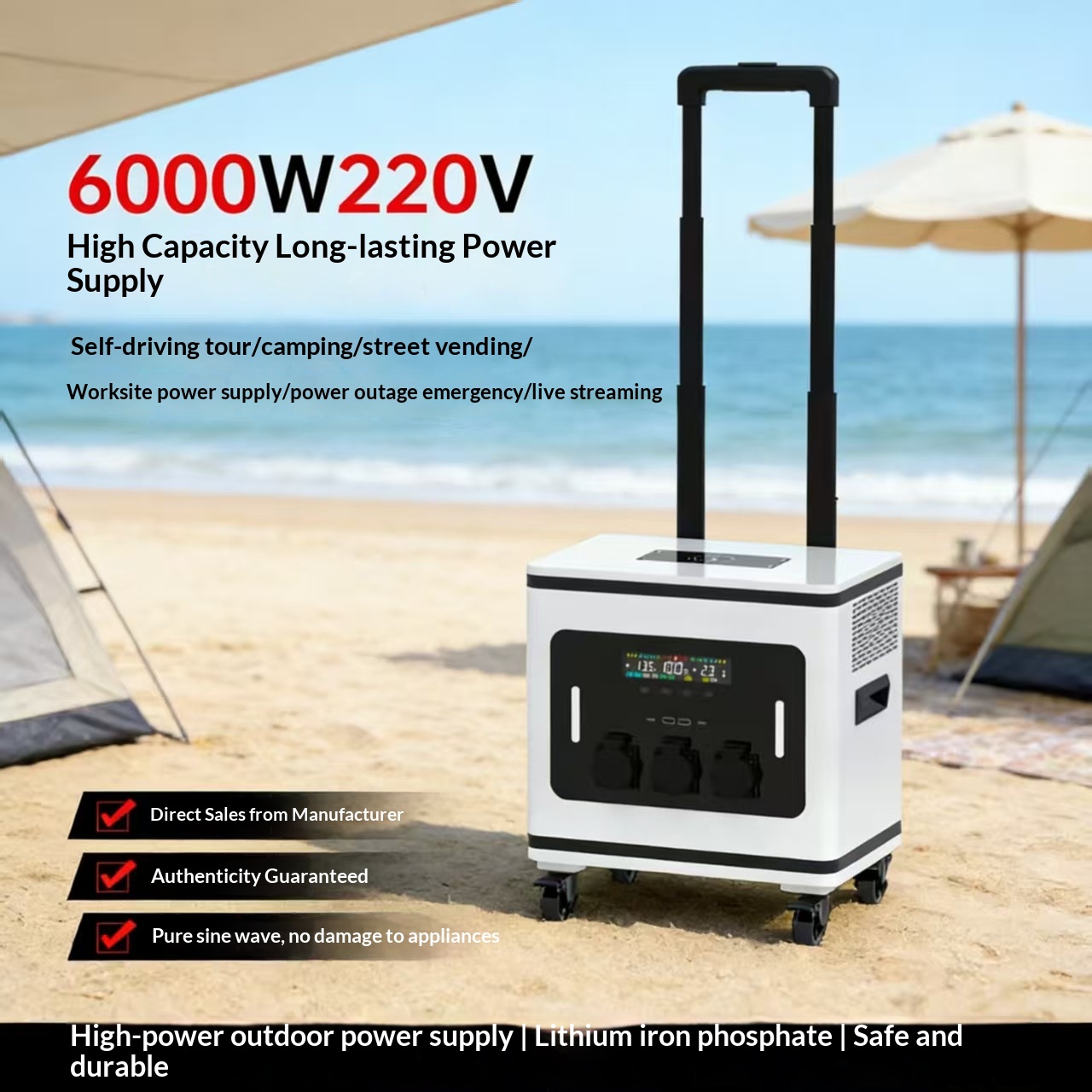 Fuente de Energía Portátil par - Outdoor Power For Camping reseña y precio