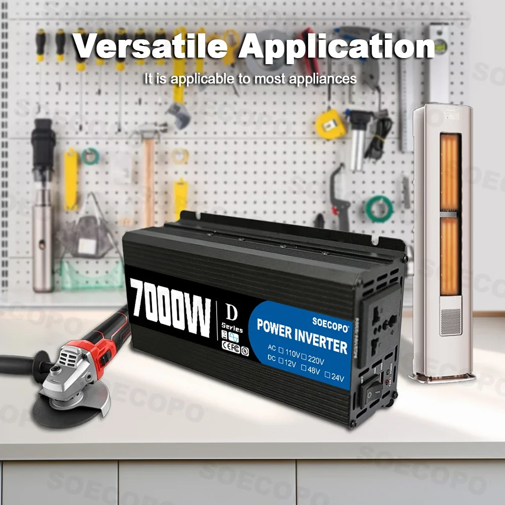 SOECOPO 7000W Inversor de corr - Outdoor Power Inverter reseña y precio