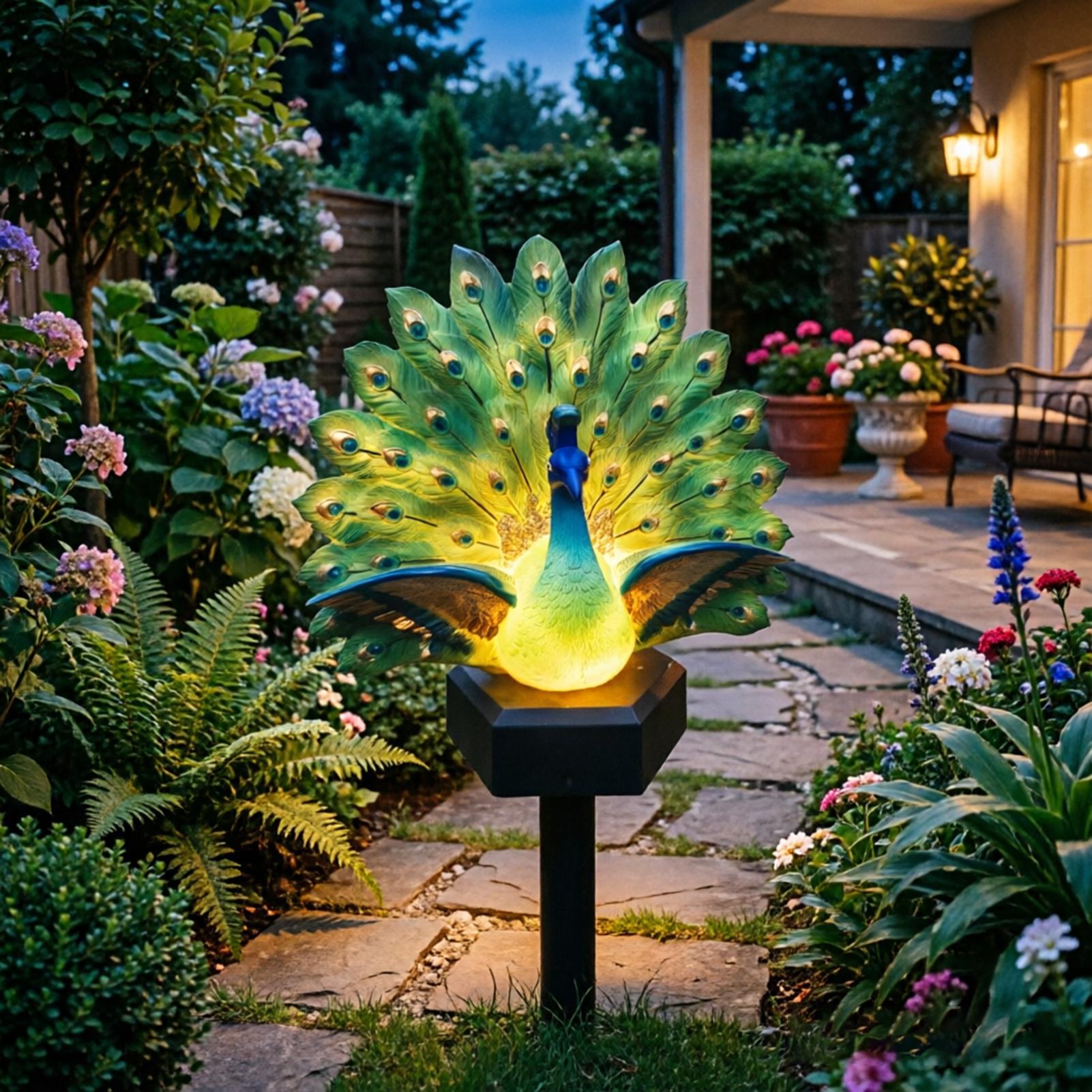 Decoración solar para jardín c - Outdoor Yard Power Stake reseña y precio
