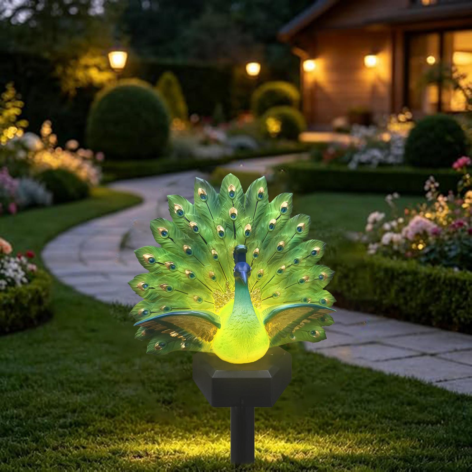 Decoración solar para jardín c - Outdoor Yard Power Stake reseña y precio