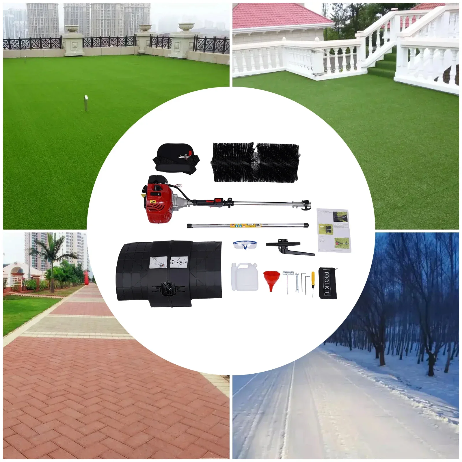 Barredora de empuje 1.7KW / 2. - Outdoor Power Broom reseña y precio