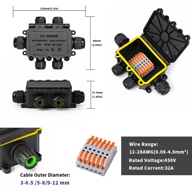 Caja de Conexiones Impermeable - Outdoor Power Junction reseña y precio