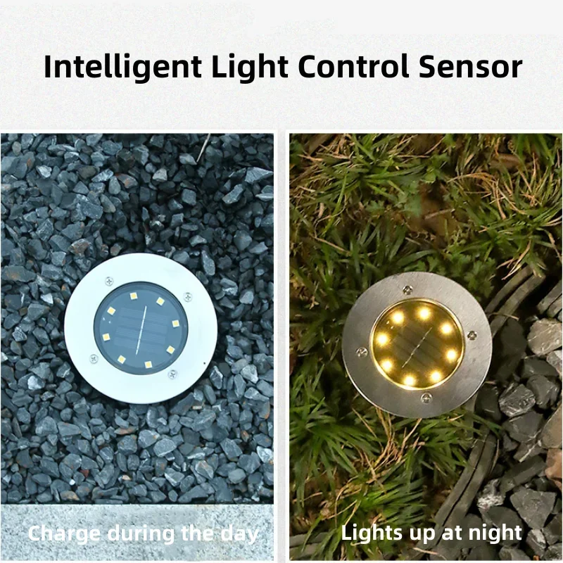 Luces LED solares para jardín, - Outdoor Power Board reseña y precio