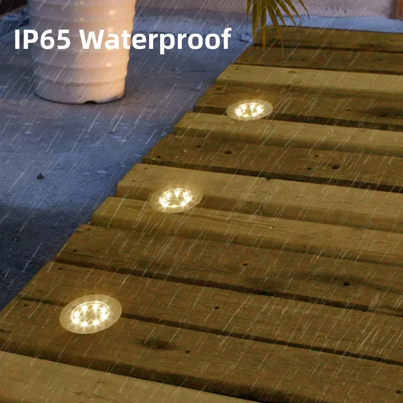 Luces LED solares para jardín, - Outdoor Power Board reseña y precio